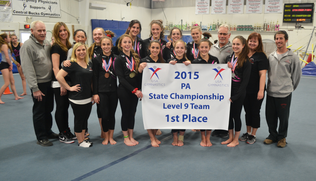 Back row (left to right): Tom Ford, Jenna Roche, Carla Ceralde, Tori Van der Gaag, Sarah Klapper, Arden Hudson, Savona Cerra, Juliann Terry, Bob Schultz, Tiffannie Zimmerman, Steve Rosinski. Front row (left to right): Chrissy Flannery, Emma Silberman, Gina Martino, Haley Zarett, Grace Busch, Emma Mangiacapre, Melissa Ginaldi. Not pictured: Clint Polchan, Haleigh Clark and Emily Engeland.